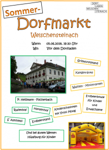 Dorfmarkt-Flyer